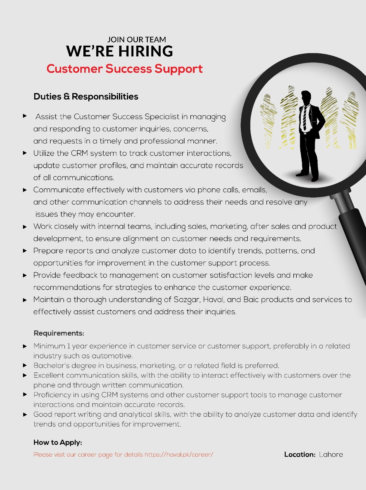 Customer Success Support